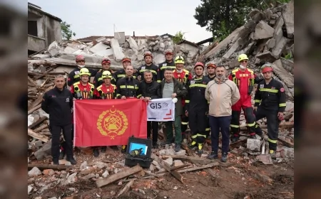 Fransa merkezli GIS-FRANCE ekibinden Düzce İtfaiyesi’ne arama kurtarma desteği