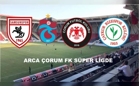 Çorum FK’nın yükselişiyle Süper Lig’de 14 yıl sonra aynı anda 4 Karadeniz takımı mücadele edecek
