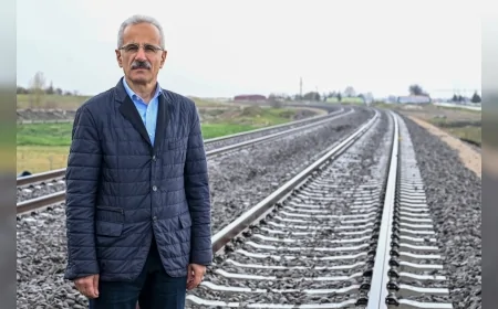 Ulaştırma Bakanı Abdulkadir Uraloğlu: “Mersin limanları Orta Koridor ve Kalkınma Yolu’na yüksek hızda bağlanacak”
