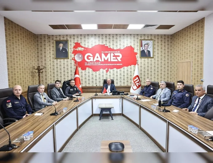 Çorum Valisi Ali Çalgan 1 Mayıs Tedbirlerini Asayiş Harekat Merkezinde Yerinde Takip Etti
