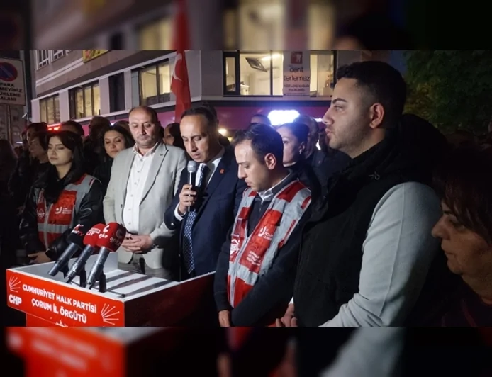 CHP Çorum İl Başkanı Dinçer Solmaz: “Seçilmiş iradeyi hedef alan hukuksuz girişimi tanımıyoruz”