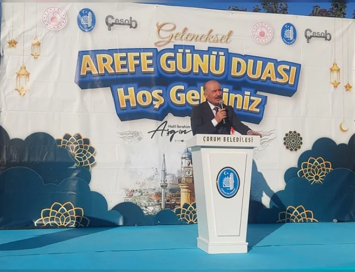 Çorum Valisi Ali Çalgan: “Arefe duası birlik ve beraberliğimizin en güzel göstergesi”