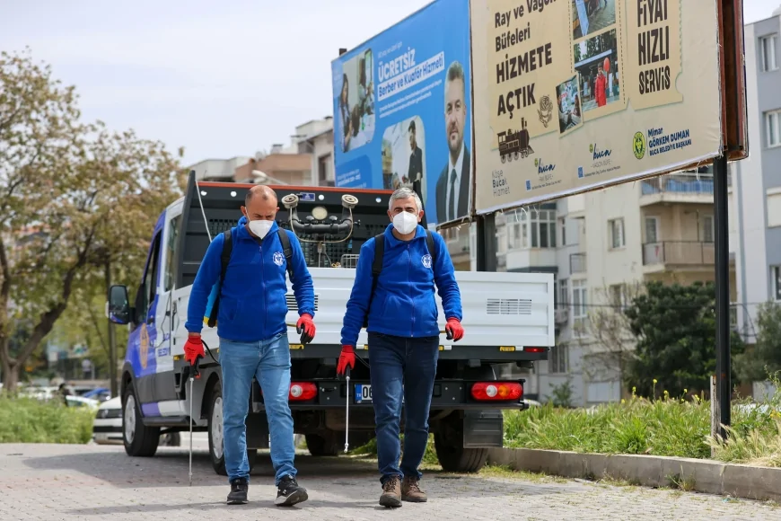 Buca’da artan sıcaklıklarla birlikte vektörlere karşı kapsamlı ilaçlama seferberliği başlatıldı