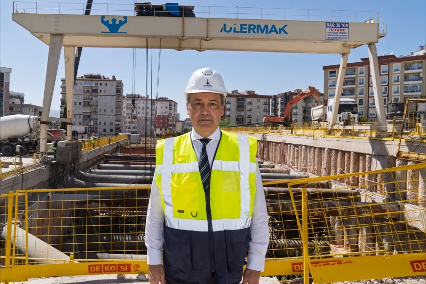 İZMİR BÜYÜKŞEHİR BELEDİYESİ BUCA METROSU’NDA YÜZDE 45 SEVİYEYE ULAŞTI 2028 HEDEFİ İÇİN ÇALIŞMALAR SÜRÜYOR