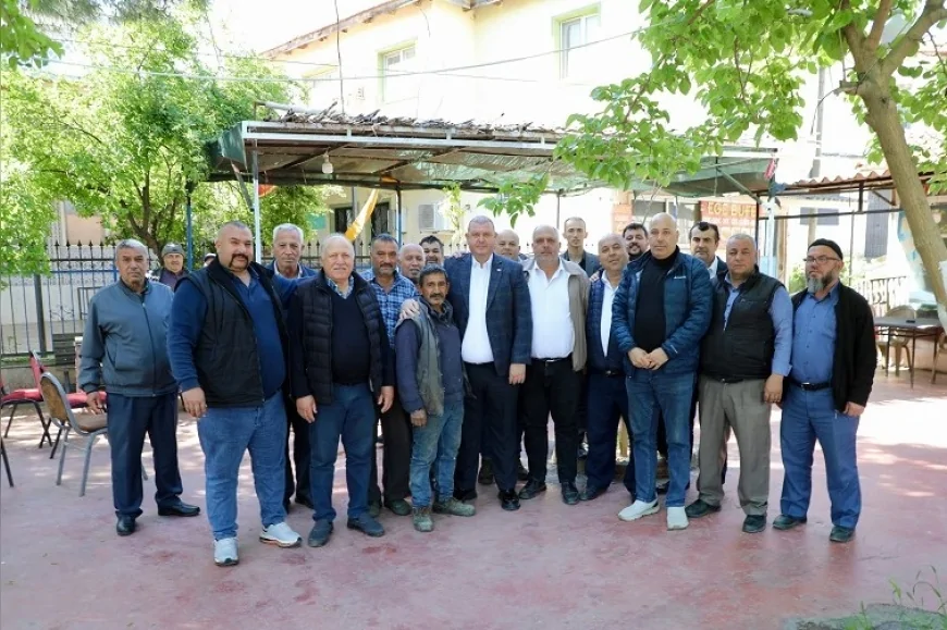 MENDERES BELEDİYE BAŞKANI İLKAY ÇİÇEK SAHADA İNCELEMELERDE BULUNDU
