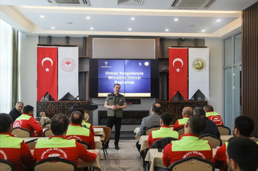 Çankaya Belediyesi ÇABUK Gönüllüleri Orman Yangınlarına Karşı Kapsamlı Eğitimden Geçti!