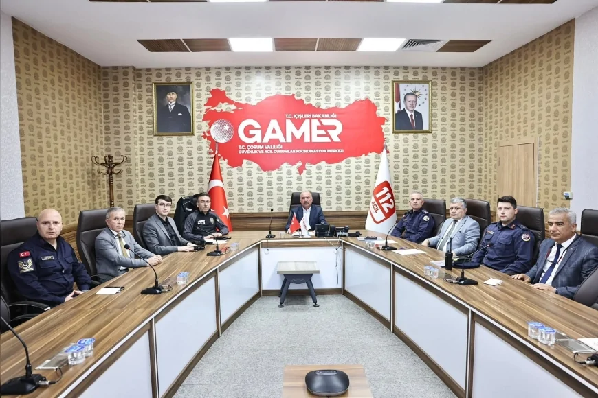 Çorum Valisi Ali Çalgan 1 Mayıs Tedbirlerini Asayiş Harekat Merkezinde Yerinde Takip Etti