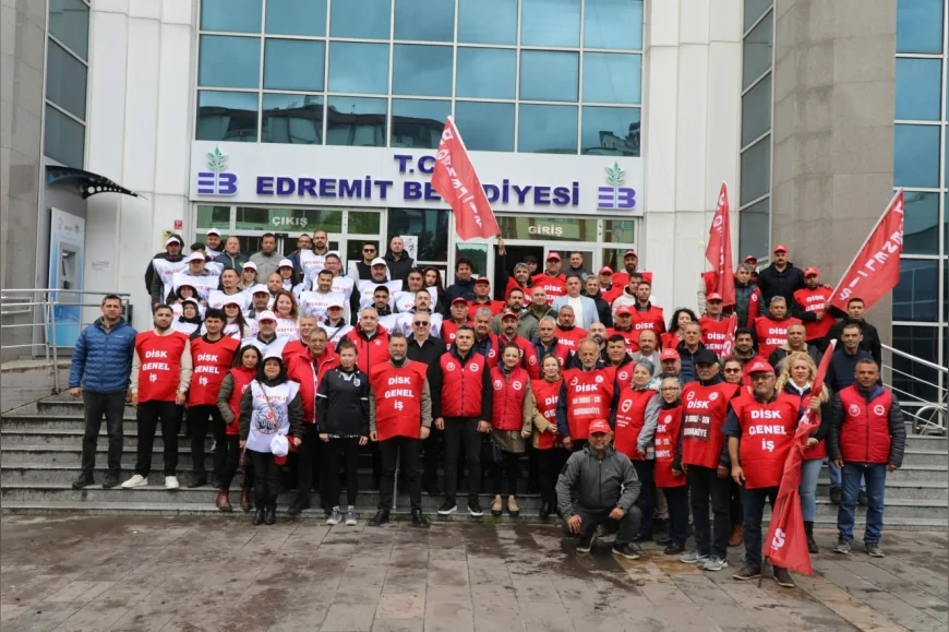 EDREMİT BELEDİYE BAŞKANI MEHMET ERTAŞ: “İŞÇİLERİMİZİN HAKLARINI HER KOŞULDA SAVUNMAYA DEVAM EDECEĞİZ”