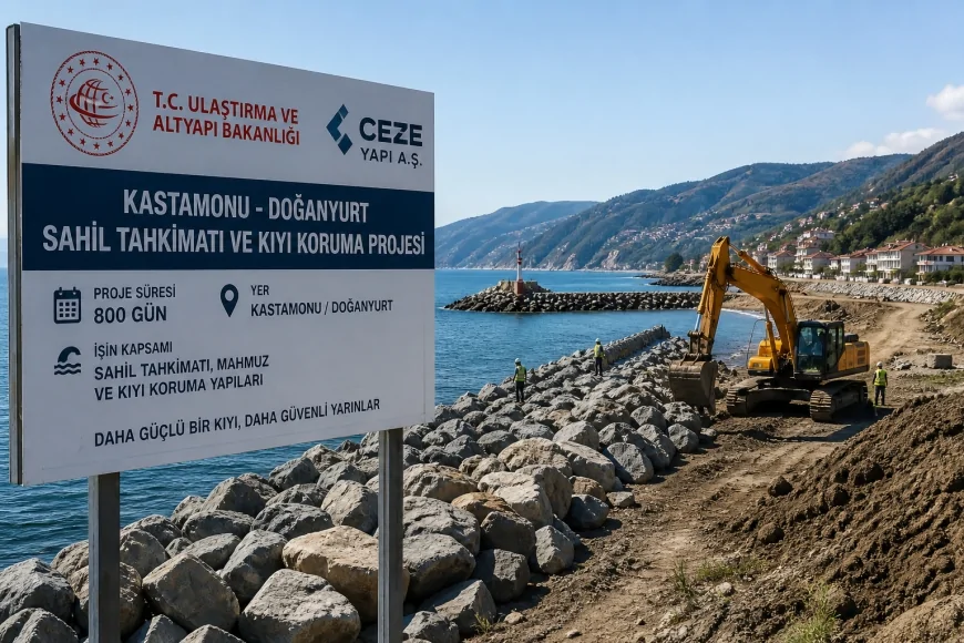 Kastamonu Doğanyurt’ta Sahil Tahkimatı Projesi Başlıyor Kıyı Güvenliği Güçlendirilecek