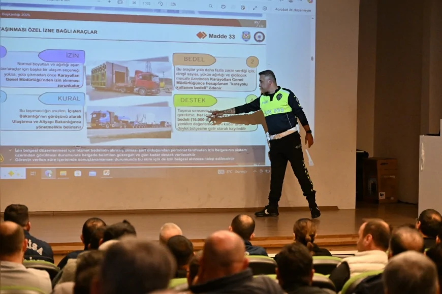 Manisa Büyükşehir Belediyesi 680 şoföre güvenli sürüş ve trafik eğitimi verdi