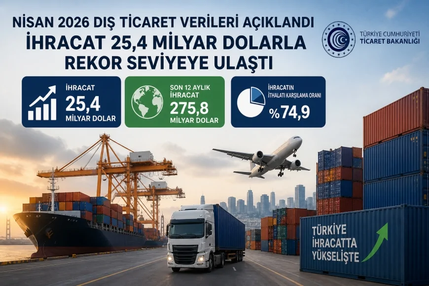 Ticaret Bakanlığı Nisan 2026 dış ticaret verilerini Ordu’da açıkladı ihracat 25,4 milyar dolarla rekor seviyeye ulaştı