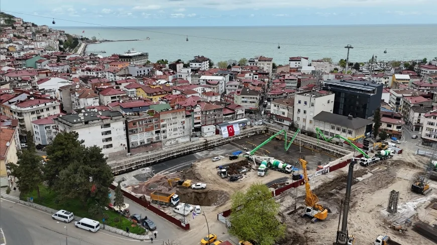 Ordu Büyükşehir Belediye Başkanı Dr. Mehmet Hilmi Güler: “Millet Düzü projesinde temel beton dökümüne başlandı”