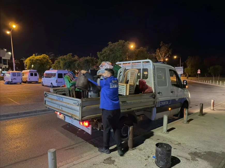 İzmir Büyükşehir Belediyesi Zabıta Ekipleri İnciraltı Sahilinde Fahiş Fiyat İddialarına Müdahale Etti