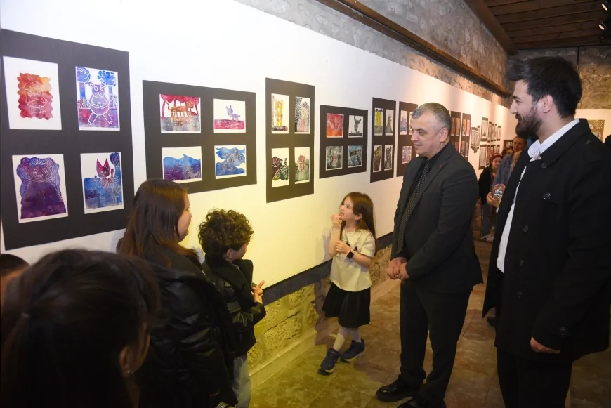 Giresun Belediyesi Çocuk Akademileri Yıl Sonu Sergisi Yoğun İlgi Gördü