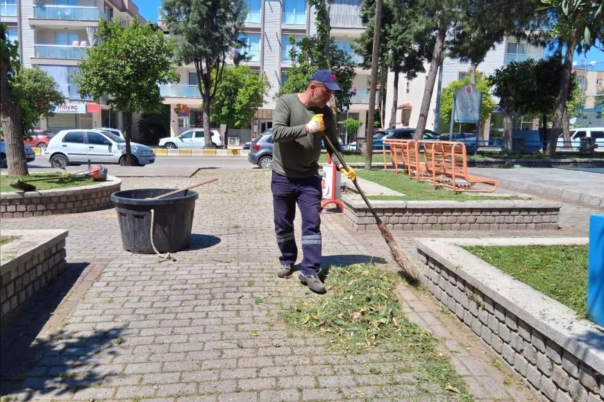 Efeler Belediyesi İlçe Genelinde Yeşil Alanlarda Kapsamlı Bakım Çalışmalarını Sürdürüyor