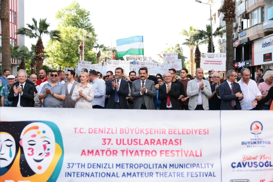DENİZLİ BÜYÜKŞEHİR BELEDİYE BAŞKANI BÜLENT NURİ ÇAVUŞOĞLU: “38. ULUSLARARASI AMATÖR TİYATRO FESTİVALİ İLE ŞEHRİMİZ SAHNEYE DÖNÜŞECEK”