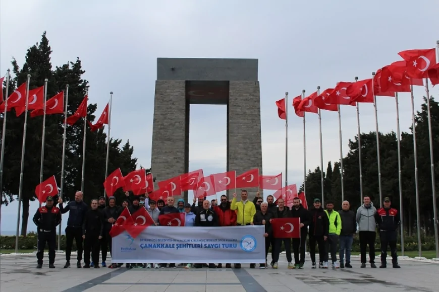 Beylikdüzü Belediyesi’nin Çanakkale Şehitleri’ne Saygı Turu 330 Kilometrelik Parkurla Tamamlandı