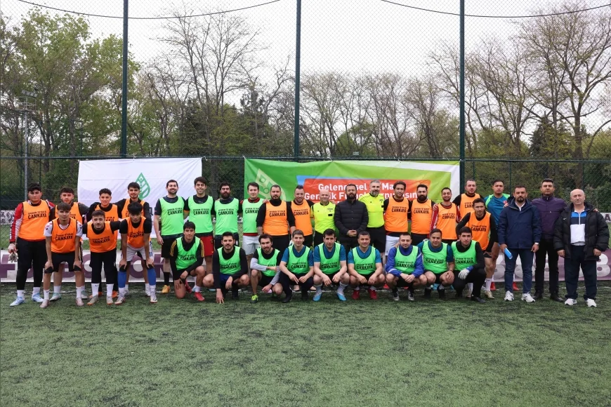 ANKARA ÇANKAYA’DA 19 MAYIS ÖDÜLLÜ GENÇLİK FUTBOL TURNUVASI BAŞLADI