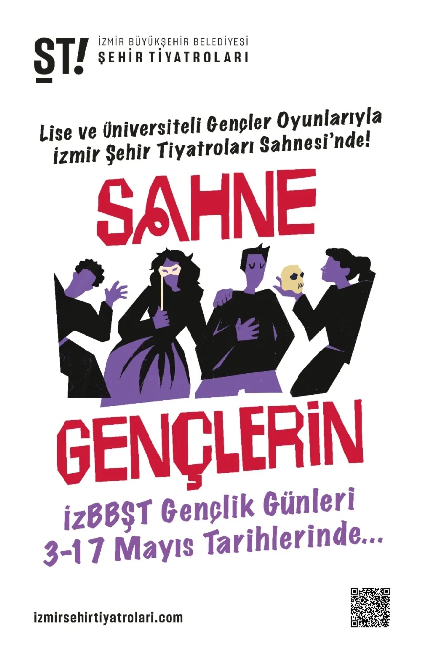İzmir Büyükşehir Belediyesi Şehir Tiyatroları Gençlik Günleri’nde 16 Topluluk Sahne Alacak
