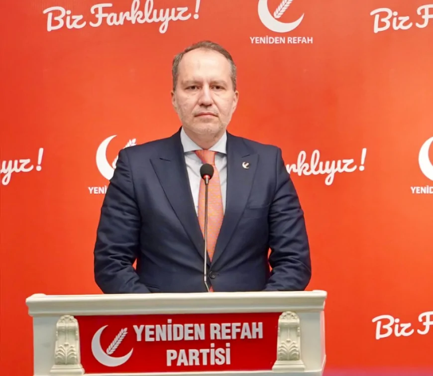 Yeniden Refah Partisi Genel Başkanı Fatih Erbakan Saha 2026 Fuarı’nda tanıtılan savunma sistemlerine dikkat çekti