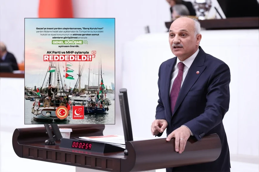 Saadet Partisi Milletvekili Birol Aydın: “Gazze’yi Yalnızlığa Terk Ettiniz”