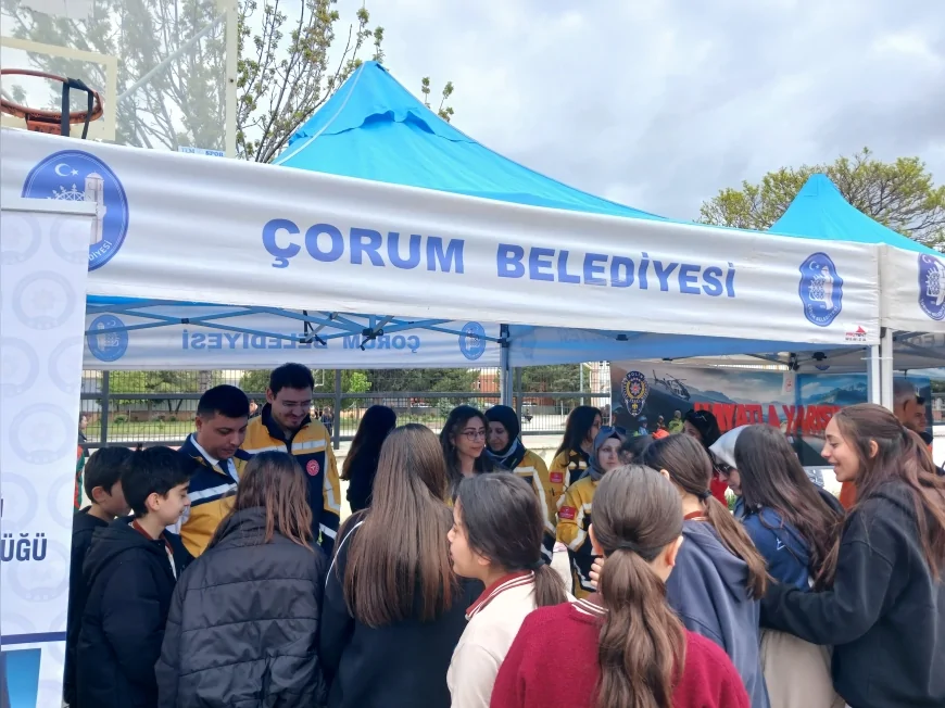Çorum’da Öğrencilere Hayat Kurtaran İlk Yardımın Önemi Anlatıldı