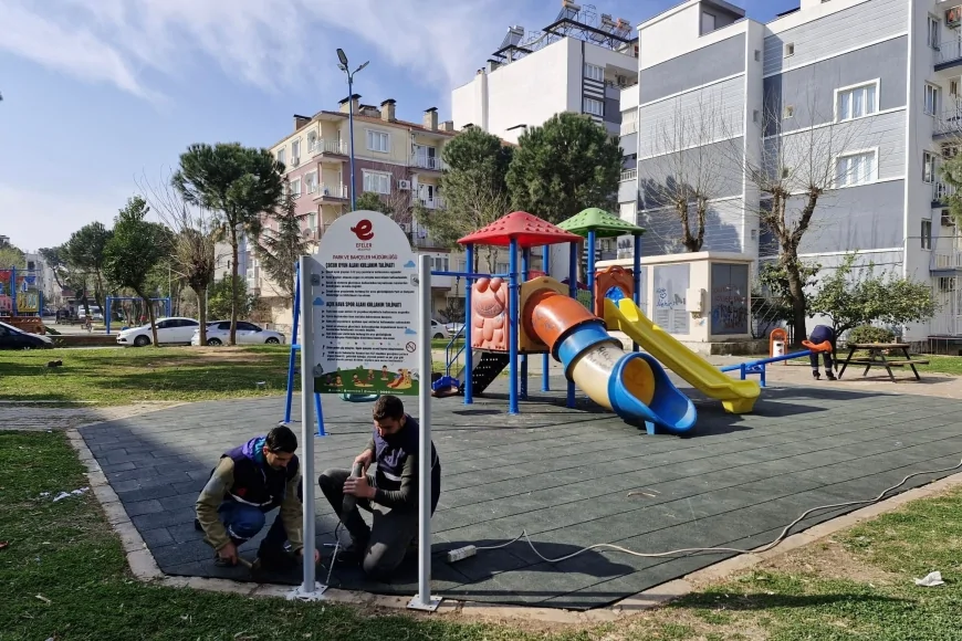 Efeler Belediye Başkanı Anıl Yetişkin öncülüğünde parklar yenileniyor ve mahallelere modern yaşam alanları kazandırılıyor