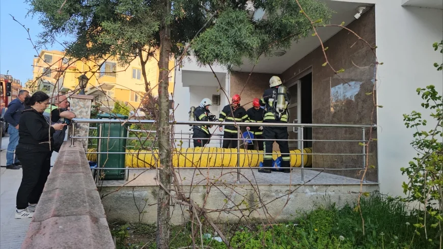 Çorum’da Apartman Sığınağında Çıkan Yangın Paniğe Neden Oldu