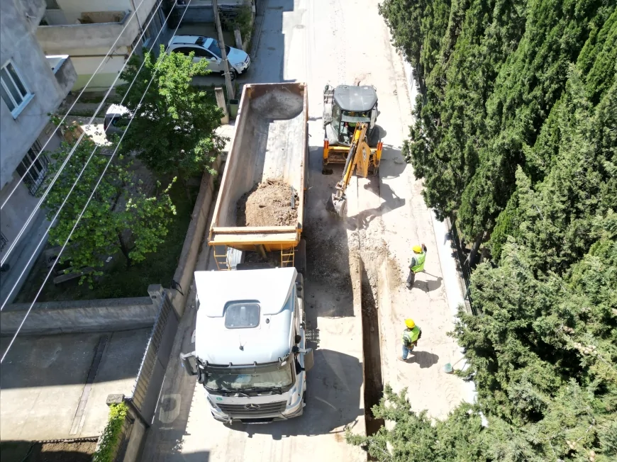 BURSA BÜYÜKŞEHİR BELEDİYESİ OSMANGAZİ’DE ALTYAPIYI YENİ HATLARLA GÜÇLENDİRİYOR!