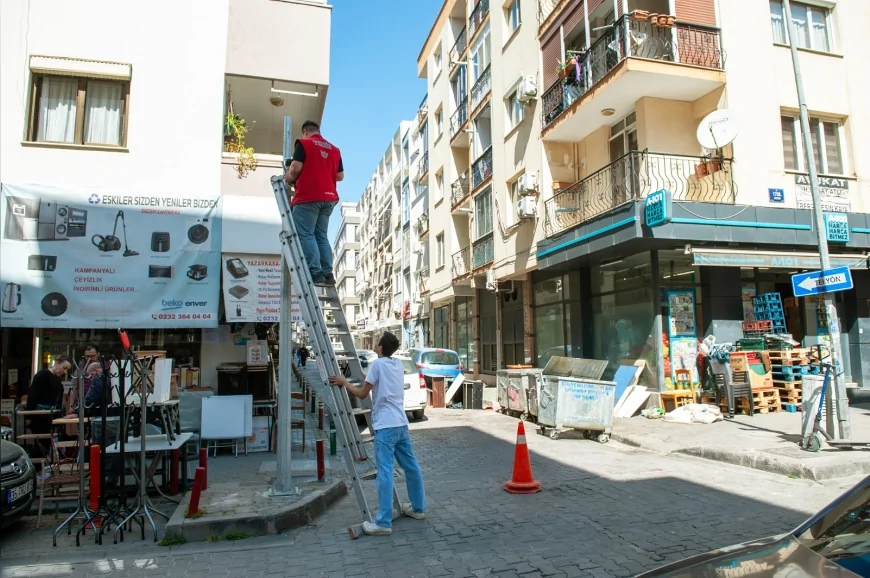 Karşıyaka Belediyesi çevre kirliliğine karşı 40 noktada kameralı denetim sistemini devreye aldı