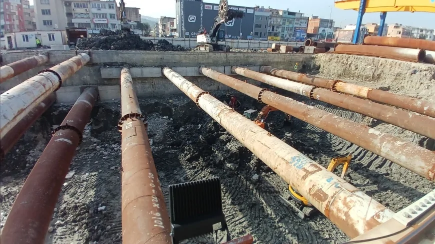 İzmir Büyükşehir Belediyesi: “Halkapınar Yeraltı Araç Depolama Tesisi’nde fiziki ilerleme yüzde 62’ye ulaştı”