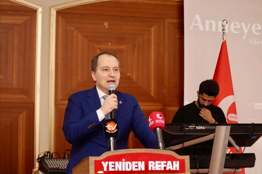Yeniden Refah Partisi Genel Başkanı Fatih Erbakan: “Ev hanımlarımızı 25 yıllık sürenin sonunda emekli yapacağız”
