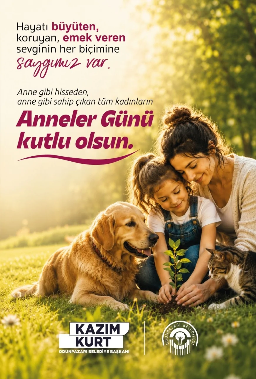 Odunpazarı Belediye Başkanı Kazım Kurt: “Annelik, sevginin ve emeğin en güçlü halidir”