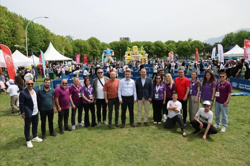 Bursa Büyükşehir Belediyesi Spor Festivali’nde özel çocukları spor ve eğlenceyle buluşturdu