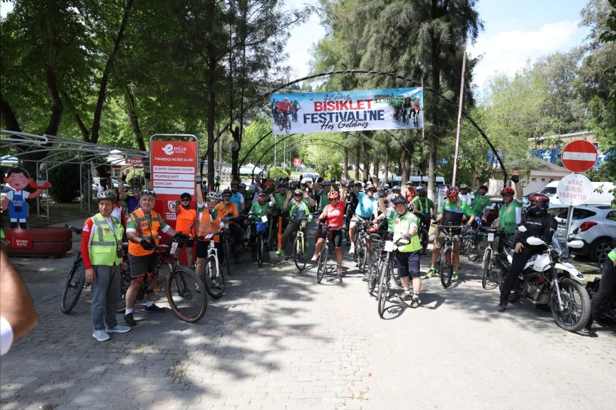 EFELER BELEDİYE BAŞKANI ANIL YETİŞKİN EV SAHİPLİĞİNDE 2. EFELER BİSİKLET FESTİVALİ YOĞUN KATILIMLA BAŞLADI!
