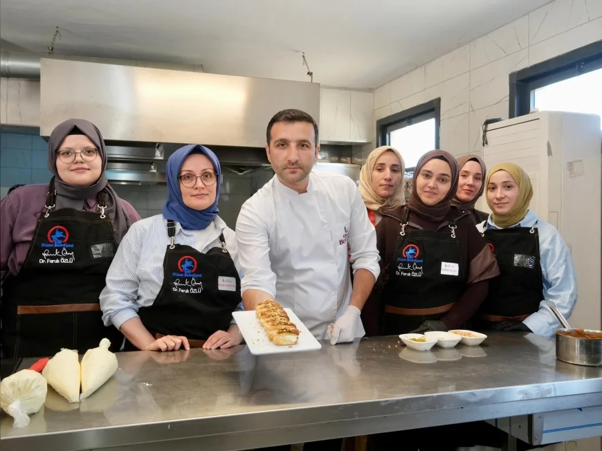 Düzce Belediyesi destekli Mutfak Atölyesi projesiyle dezavantajlı kadınlara gastronomi eğitimi başladı!