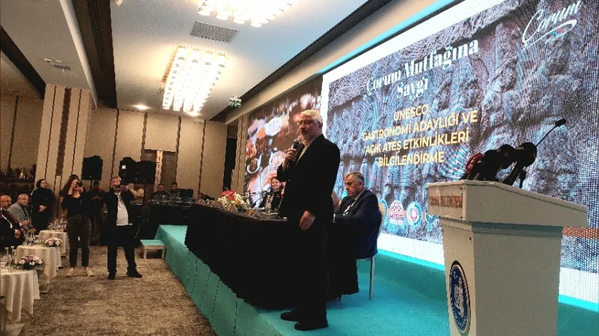 Çorum Belediye Başkanı Dr. Halil İbrahim Aşgın: “Çorum UNESCO Gastronomi Şehirleri Listesi’ne girecek”