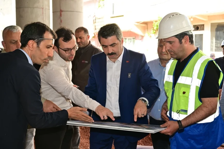 Yıldırım Belediyesi’nin Yavuzselim Kapalı Pazar Alanı ve Gençlik Merkezi Projesinde Çalışmalar Yüzde 50’ye Ulaştı