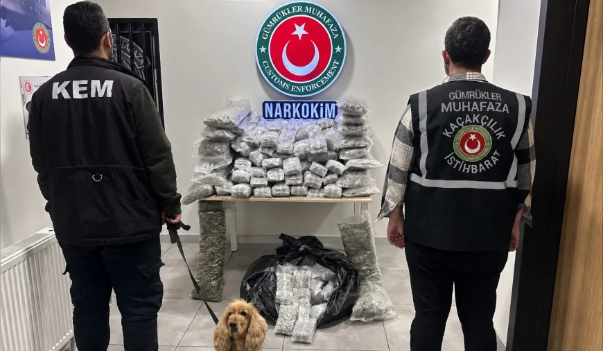 Ticaret Bakanlığı Gümrükler Muhafaza ekiplerinden son bir haftada 659 kilo uyuşturucu operasyonu