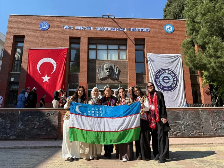 Ege Üniversitesi’nde Türk ve Özbek Gençler Ortak Kültür Mirasında Buluştu