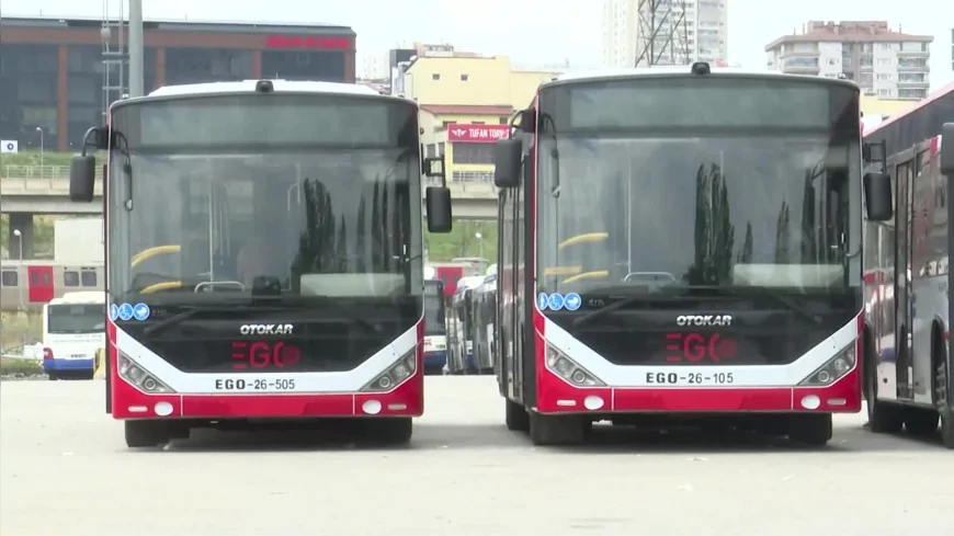 Ankara Büyükşehir Belediyesi EGO Filosuna 10 Yeni Otobüs Daha Katıldı