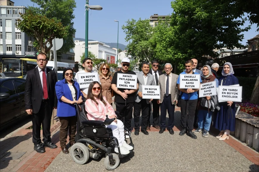 Bursa’da Engelliler Haftası Kapsamında “Engelsiz Bir Gelecek” İçin Farkındalık Yürüyüşü Düzenlendi