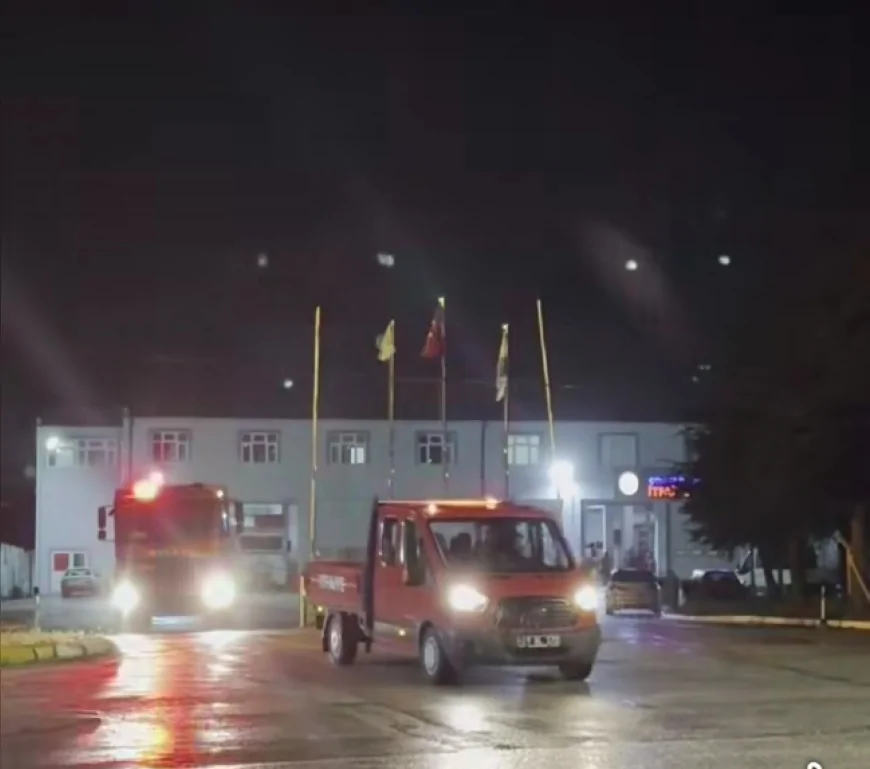 Çorum Belediyesi Sel Felaketinin Ardından Havza’ya İtfaiye Ekipleri Gönderdi