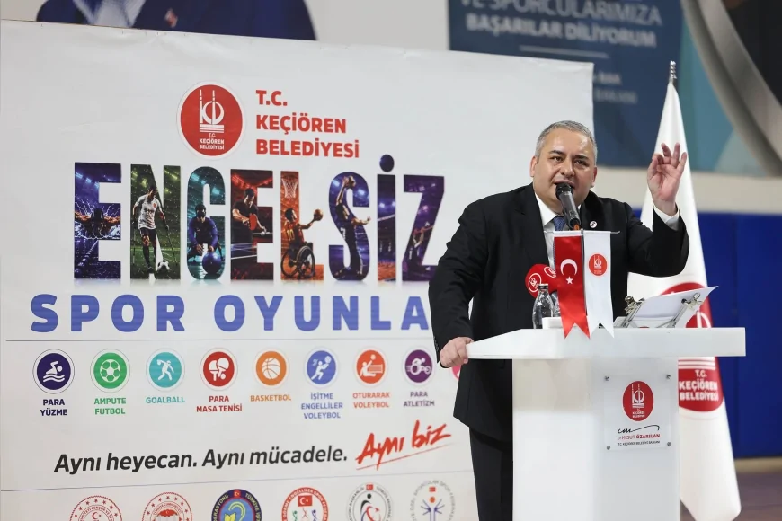Keçiören’de Engelsiz Spor Oyunları Down Sendromlu Sporcuların Basketbol Maçıyla Başladı