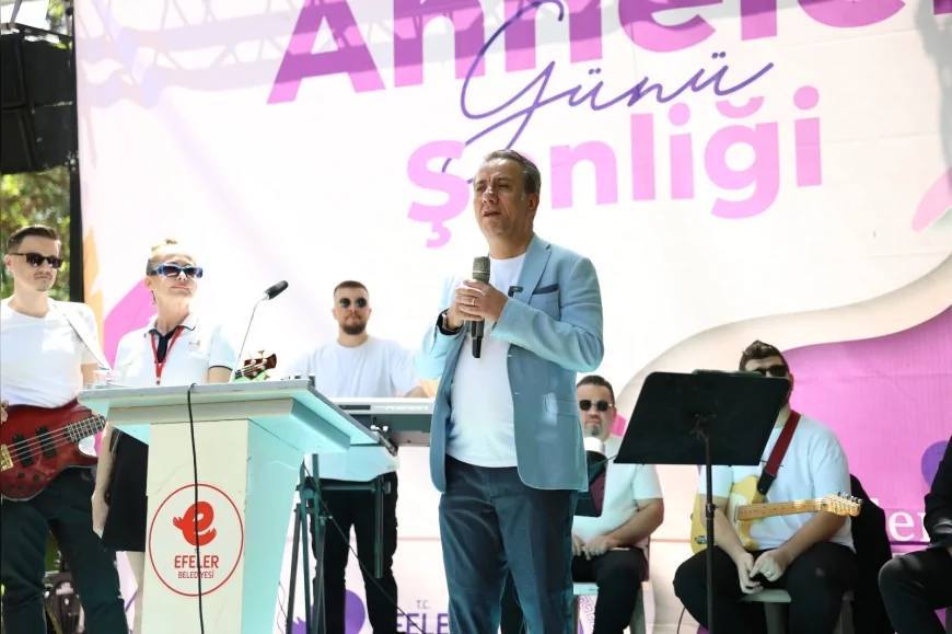 Efeler Belediye Başkanı Anıl Yetişkin Anneler Günü Şenliğinde Vatandaşlarla Bir Araya Geldi