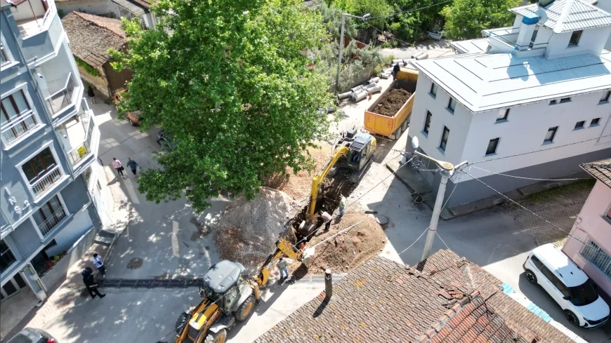 Bursa Büyükşehir Belediyesi Nilüfer’de içme suyu ve yağmur suyu altyapısını güçlendiriyor