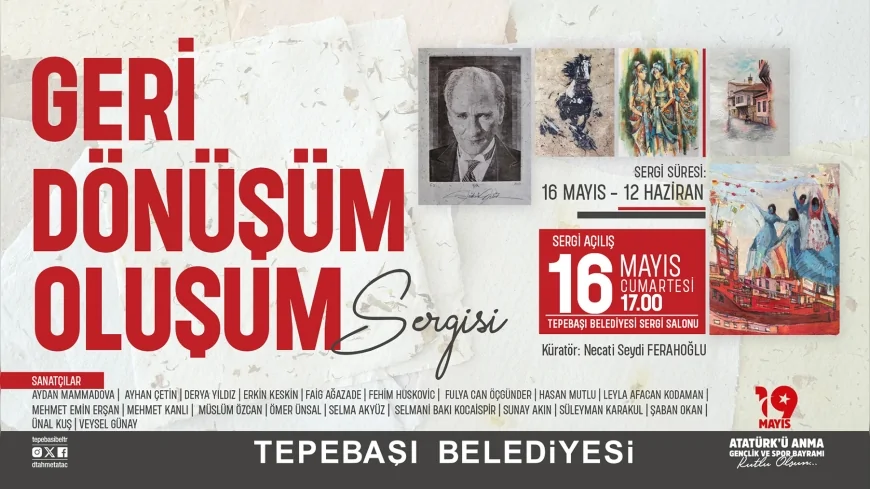 Tepebaşı Belediyesi “Geri Dönüşüm Oluşum” Sergisinin Üçüncüsünü Sanatseverlerle Buluşturuyor