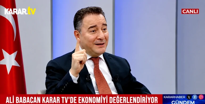 DEVA Partisi Genel Başkanı Ali Babacan: “Merkez Bankası’nın enflasyon beklentisi arttıysa asgari ücrete yüzde 8 ara zam şart”