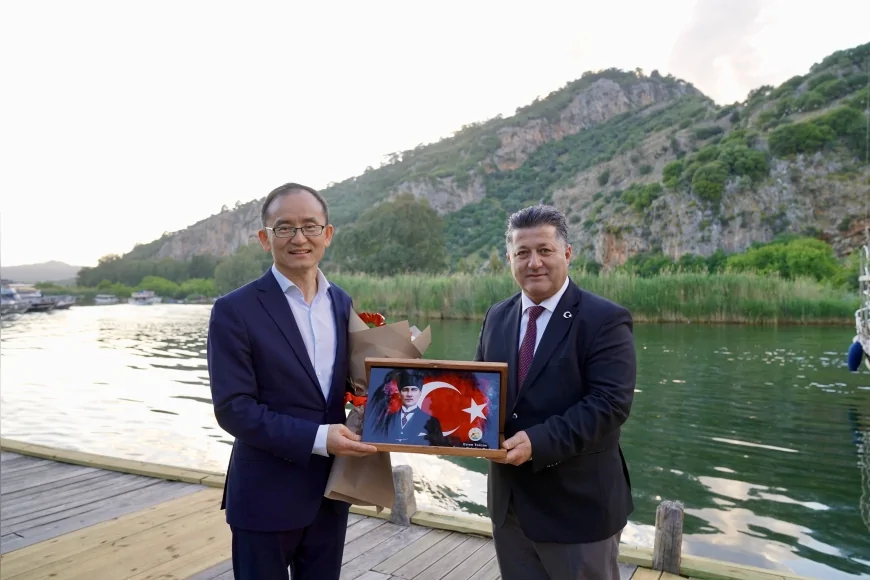 Çin Halk Cumhuriyeti Ankara Büyükelçisi JIANG Xuebin Ortaca’da temaslarda bulundu