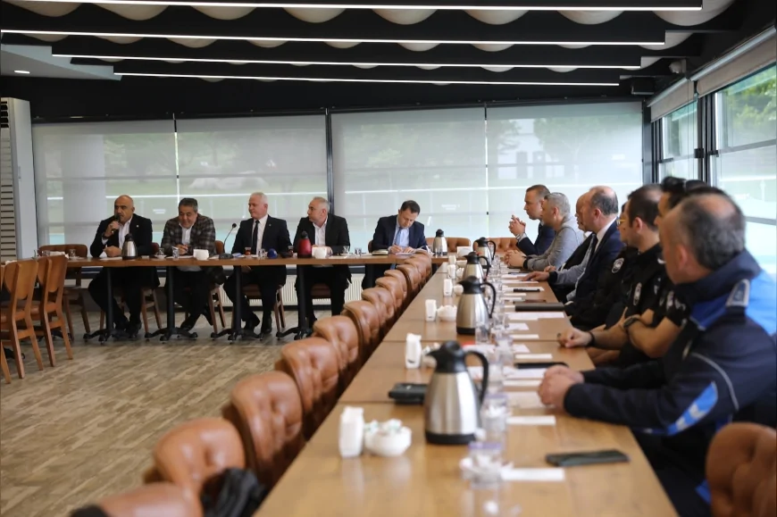 Bursa’da 17 İlçenin Zabıta Müdürlükleri Kurban Bayramı Tedbirleri İçin Ortak Masada Buluştu